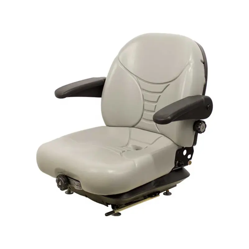 Uni Pro KM236 Mechanical Suspension Seat – Gray Vinyl (Model 7936.KMM)