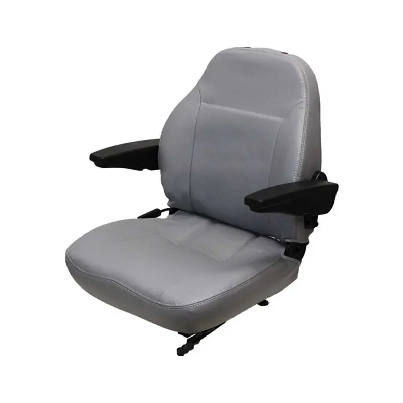 Uni Pro KM441 Seat Assembly with Armrests – Gray Vinyl (Model 8384.KMM)
