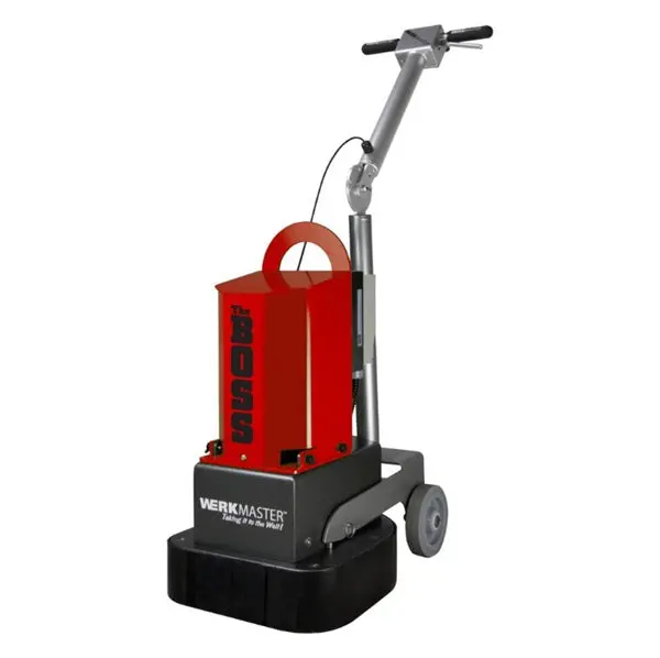WerkMaster The Boss Concrete Grinder – 110V, 1.5 HP Portable Floor Prep Machine (001-0147-00)
