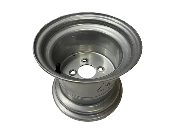 Wheel – 10×8.50 Inches, 4-Hole × 4.0″ Bolt Pattern, Silver