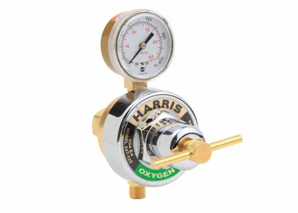 Harris 247Nc-15 Oxygen Regulator – 1/4" Rh Pipeline, Single-Stage, Model 4000814 1