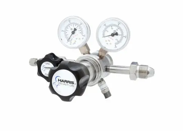 Harris Ultra-High-Purity Two-Stage Brass Regulator – Model 722C-125-350-Br-1 1